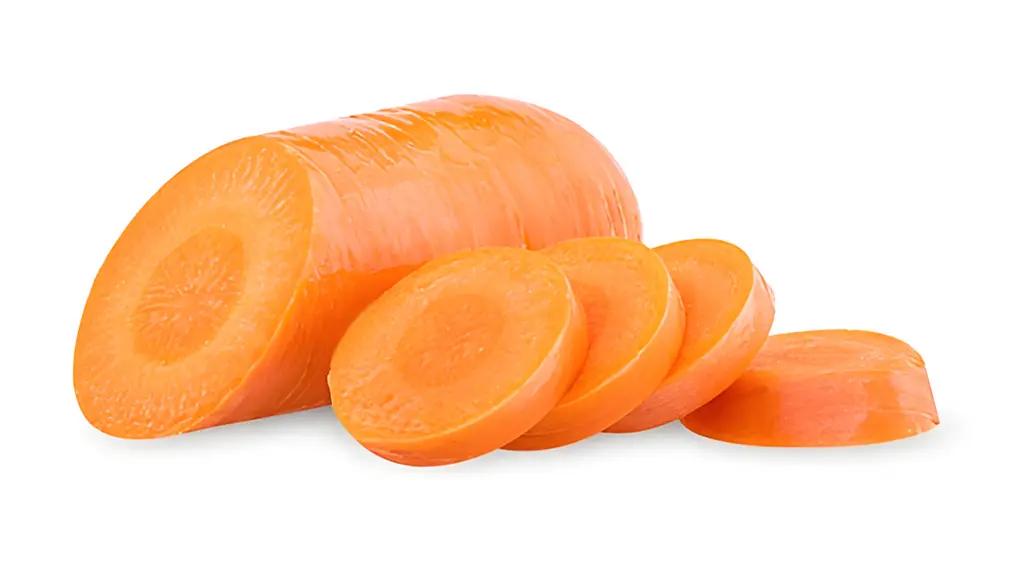 Red Carrot Roll Cut